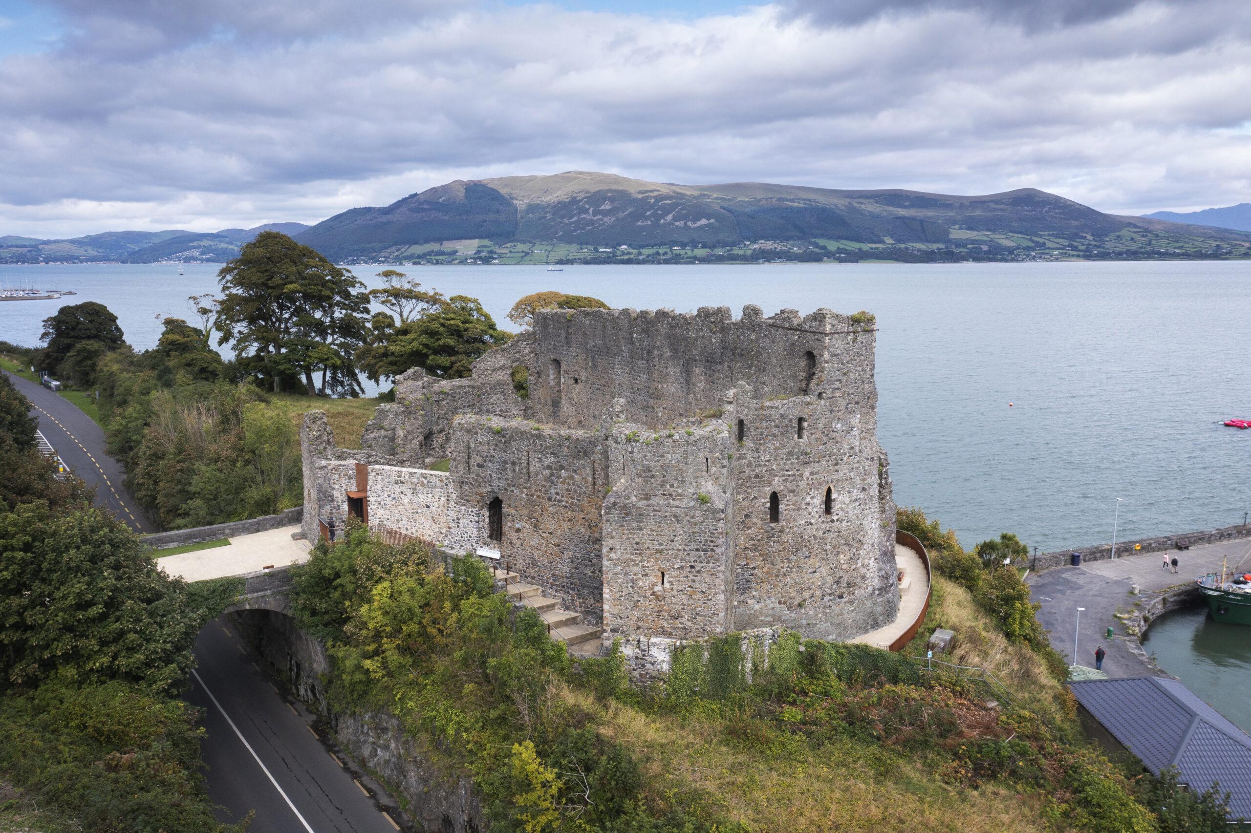 King John’s Castle overlooking Carlingford village and lough